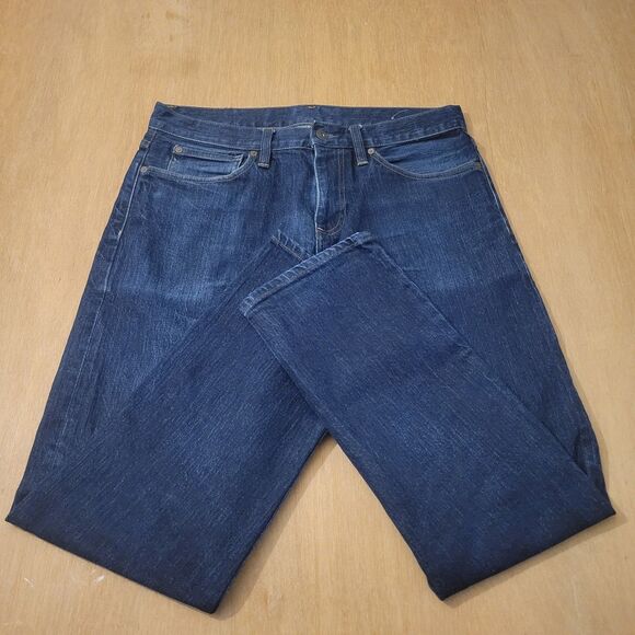 Brooks Brothers Jeans Men Size 33x29 901 Slim Fit New York Red Fleece Preppy - Picture 3 of 15